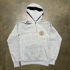 Vintage 70s Ore-Ida College French Fries Grey Raglan Hoodie